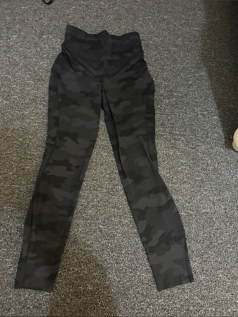 lululemon athletica Dark Gray Camo High-Rise Leggings